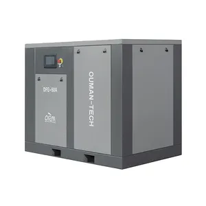 Compresor de aire de tornillo eléctrico estacionario de alta presión de la industria general de 37kw