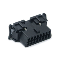 SETOCONT ST-SOF-014 Used for Kia and Hyu-ndai J1962 16 Pin OBD Female Connector with Brass Terminals