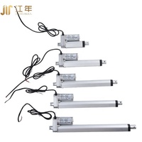 12v 24v Kolom Pengangkat Listrik DC Magnet Permanen Buatan Khusus Aktuator Linear Teleskopik Mikro-aktuator IP67 untuk Jendela