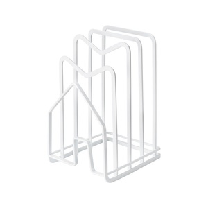 Support de rangement double niveau multifonctionnel en acier inoxydable étanche pour couvercles de casseroles et torchons – Vente en gros - Product Image 2