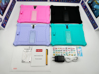 Tablet PC Edukasi Baru Kustomisasi Dual SIM 10.1 Inci 5GWifi MTK Octa Core Baterai 5000mAh Tablet Android Profesional untuk Panggilan Telepon