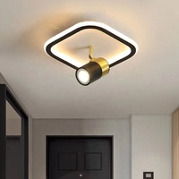 Plafonnier LED encastré au design nordique, nouveau style cyber, en acrylique, pour couloir et entrée, idéal pour l'éclairage d'ambiance.
