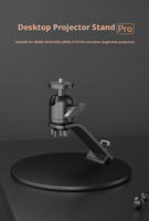 Support de projecteur mini, support de projecteur à trou unique, spécification 1/4, écrou XGIMI, support de bureau universel, matériau métallique