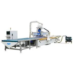 Fully Automatic Almirah Making Machine Auto Nesting Cnc Router Wood Cutting Machine Furniture Dool Panels Carving
