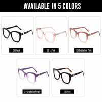 Montures de lunettes optiques de haute qualité pour femmes, décorées de diamants, en acétate, style œil de chat, lunettes optiques européennes