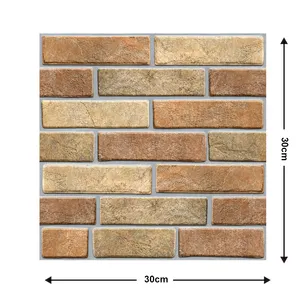 优质壁纸砖墙贴家居装饰30x30cm 3d墙贴装饰