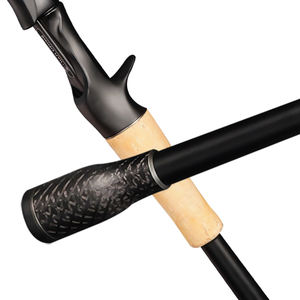 JiYu X40-<span class=keywords><strong>Canne</strong></span> à pêche spinning ultra légère en fibre de carbone à 5 sections, anneaux <span class=keywords><strong>SIC</strong></span> pour poissons d'eau douce salée réglables - Product Image 2