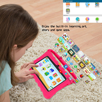 Tablet Anak Baru Allwinner Quad Core 7" Android 7 Wi-Fi Papan Tulis Gambar Pintar PC Edukasi untuk Pembelajaran Anak