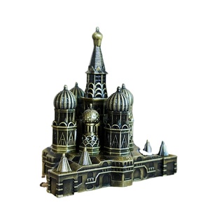 Nueva Obra de Arte en Bronce del Edificio Emblemático del <span class=keywords><strong>Moulin</strong></span> <span class=keywords><strong>Rouge</strong></span> del Kremlin, Hecha de Aleación Texturizada y Chapada en Oro - Product Image 6