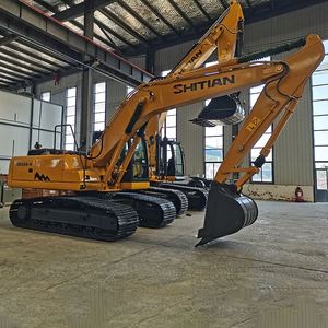 Excavadora de orugas Shanbo SH210-9 de 20-22 toneladas con motor nuevo para movimiento de tierras en construcción - Product Image 2
