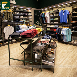 ชั้นวางเสื้อผ้าแบบมีล้อและเบรก ชั้นวางเสื้อผ้าสำหรับร้านค้าปลีก - Product Image 2