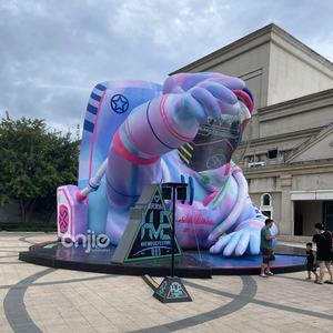 Costume gonfiabile per astronauta adulto Costume di Halloween Cool tuta da astronauta completo saltare <span class=keywords><strong>in</strong></span> aria Costume <span class=keywords><strong>volo</strong></span> pilota - Product Image 3