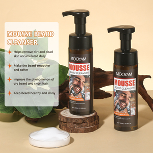 Detergente per Mousse per <span class=keywords><strong>barba</strong></span> con Formula a base di erbe MOOYAM per migliorare la secchezza e mantenere la <span class=keywords><strong>barba</strong></span> corta sana e lucida - Product Image 2