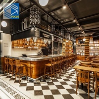 Comptoir de bar à café en bois MDF moderne et créatif, présentoir de vente, centre commercial, mini kiosque de café, design de kiosque à café