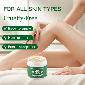 Crème pour les pieds à <span class=keywords><strong>l</strong></span>'<span class=keywords><strong>urée</strong></span> et au beurre <span class=keywords><strong>de</strong></span> karité <span class=keywords><strong>de</strong></span> haute qualité, végane, blanchissante, pour éliminer les peaux mortes des talons, réparation des pieds - Product Image 6