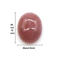 8x10 cincin berbentuk telur permukaan kristal alami geometris segi tunggal Oval perhiasan DIY tatahan batu longgar Aksesoris untuk