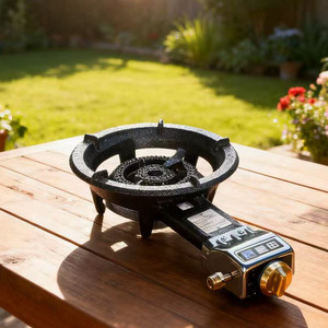 موقد غاز محمول بتصميم حديث من الحديد الزهر مع صمام إشعال وأمان إلكتروني - Product Image 6