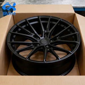 Jantes en alliage d'aluminium forgées sur mesure noires à rayons, jantes monobloc forgées de 17 pouces, jantes de 19 pouces 5x112 pour Audi Mercedes BMW - Product Image 5