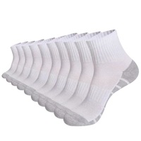 Chaussettes courtes décontractées pour hommes, respirantes, invisibles, anti-frottement, antidérapantes, en polyester/coton/spandex, avec ventilation en maille, pour la gym, la course et le quotidien