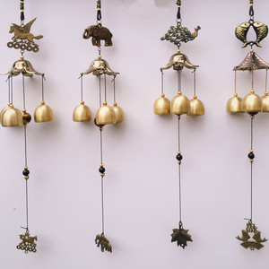 Carillons à vent en laiton Feng Shui pour la décoration de la maison - Product Image 2