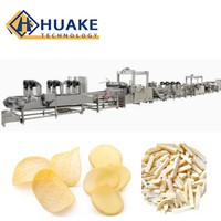 Industriële automatische productielijn voor diepvriesfrieten en aardappelchips