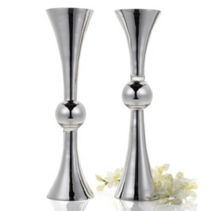 Florero de Metal hecho a mano indio, juego de Petaca de flores de lujo hecho a mano de alta calidad, comodidades de jarrón de Hotel, florero de lujo ligero - Product Image 1