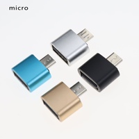 Adaptador USB 2,0 a tipo C para Android, nuevo convertidor OTG para teléfono con micrófono, ratón, lector de tarjetas, salida USB
