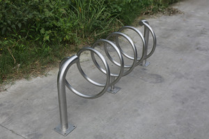 Ngoài trời kim loại xe đạp lưu trữ giá bên ngoài công cộng thép không gỉ xe đạp đứng đường phố bên lề đường xe đạp Giá để xe chu kỳ giá - Product Image 4