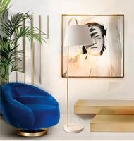 Tyson Simple Salon Chambre Moderne Creative Chaleur Led Lampadaire De Luxe Designer Salon Marbre Lampadaire