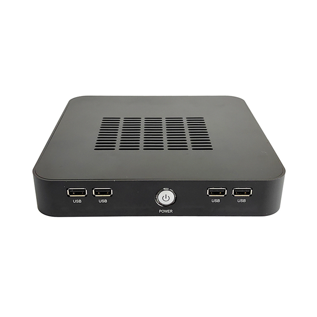 HD4008 Double HDMI Mini PC with Mini Itx Motherboard 4K HM470 Chipset M.2+MSATA Hard Drive RS232/RS422/RS485