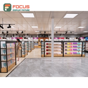 Custom Hairpiece Display Cabinet Glass Door Lockable Drawer Multi Tier Shelf Display Cabinet Fixture - Product Image 3