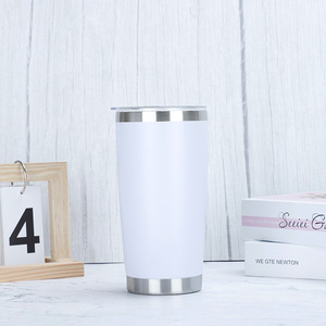 ZREGGUR Custom 20oz 30oz Multi-colored Metal <b>Hot</b> Cold <b>Drink</b> Beer Cup Stainless Steel Vacuum Insulated Tumbler Coffee Travel Mug - Product Image 5