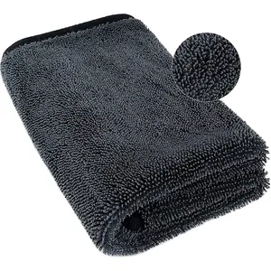 SUITU ST-9000-5A 30x40CM Soft Coral Fleece + Suede Cleaning Cloth Super  Water-Absorbent Towel for Car, Home Wholesale