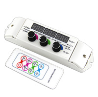 Controlador LED RGB Rotatorio de 3 Canales con Perilla Manual para una Mezcla de Colores Intuitiva e Iluminación Ambiental