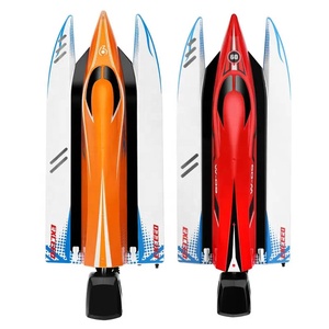 <span class=keywords><strong>Wltoys</strong></span> XK actualizado 2,4G Barco de alta velocidad refrigeración por agua 45 KM/H juguetes de Radio Control rápido R C lancha rápida RC barco sin escobillas - Product Image 3