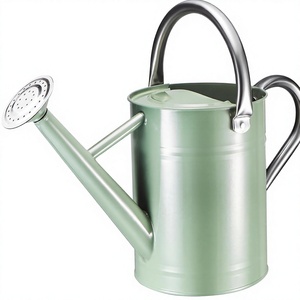 Metal Galvanized Copper Banding Galvanized Metal Watering Can Watering Can for Garden Metal Garden <b>Tools</b> - Product Image 1