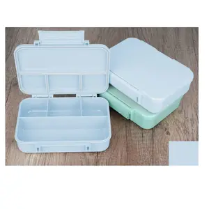 2023新款餐食储物盒，带4格营养平衡学校儿童午餐盒