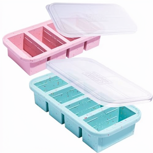 Gıda Sınıfı Silikon Buz Kalıbı Büyük Kapasiteli BPA İçermez Yeniden Kullanılabilir Dondurucu Kabı Çorba ve Yiyecek Saklama Toptan Satış - Product Image 1