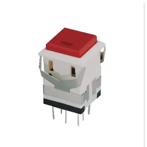 KD2-22 ON-(ON) square LED push button switch