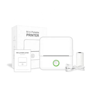Portable Mini Thermal Photos Printer 57mm Pocket Wireless Android BT <strong>Interface</strong> Label Mini Thermal Sticker Printer Stock Product - Product Image 2