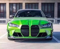 Kit carrosserie en fibre de carbone sèche, ajustement parfait, pour BMW G80 G82 M3 M4, lèvre avant, jupe latérale, diffuseur arrière, spoiler