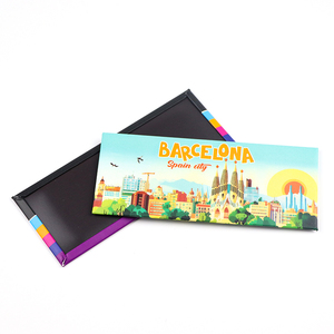 Imán de Refrigerador Personalizado con Logotipo, Recuerdo de España, <span class=keywords><strong>Barcelona</strong></span>, Imán de Metal, Cartón, Placa - Product Image 3
