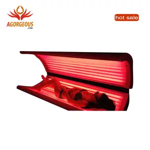 Meilleures machines de bronzage à usage domestique, lit de thérapie de rajeunissement de la peau à lumière rouge pdt