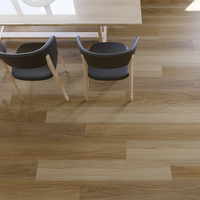 Royaume-Uni Imperméable Grain de Bois 4mm 5mm 6mm 7mm 8mm Pvc Click Lock Spc Lvt Revêtement de Sol Planche de Plancher en Vinyle de Luxe