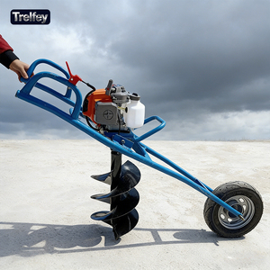 Perforadora <span class=keywords><strong>de</strong></span> Hoyos a Gasolina <span class=keywords><strong>de</strong></span> 99cc, <span class=keywords><strong>de</strong></span> Alta Resistencia, con Carro, Máquina Perforadora <span class=keywords><strong>de</strong></span> Tierra <span class=keywords><strong>para</strong></span> Canadá - Product Image 1