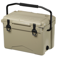 Glacière portable moderne à roulettes 25 Qt, étanche, réfrigération par absorption, conservation de la glace pendant 5 jours pour aliments et canettes – Meilleures ventes
