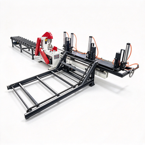 Manual <b>Wood</b> Sliding Table Sawmill 400mm Log Diameter Round Log <b>Cutting</b> Saw <b>Machine</b> For Log Rip Sawing In Sawmill - Product Image 1