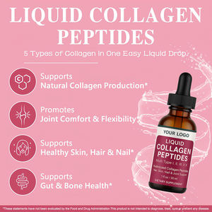 คอลลาเจนเปปไทด์หลายชนิดชนิดน้ำ ได้รับการรับรองมาตรฐาน GMP กลูโคซามีน คอนดรอยติน บำรุงข้อต่อ ปกป้องผิว อาหารเสริม - Product Image 3