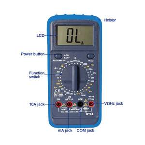Multímetro Digital MY64(CE)  Probador de Resistencia, Frecuencia y Capacitancia, Amperímetro, Voltímetro. - Product Image 2