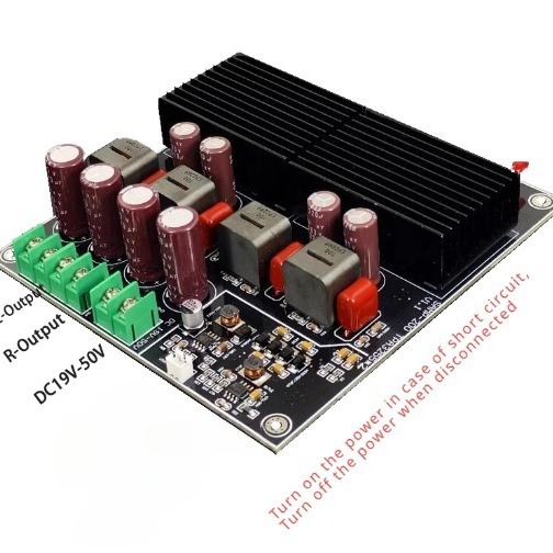 HIFI Dual-Core TPA3255 High-Efficiency Stereo Amplifier Board 2 Channels 600W + 600W Class D Digital Power Amplifier